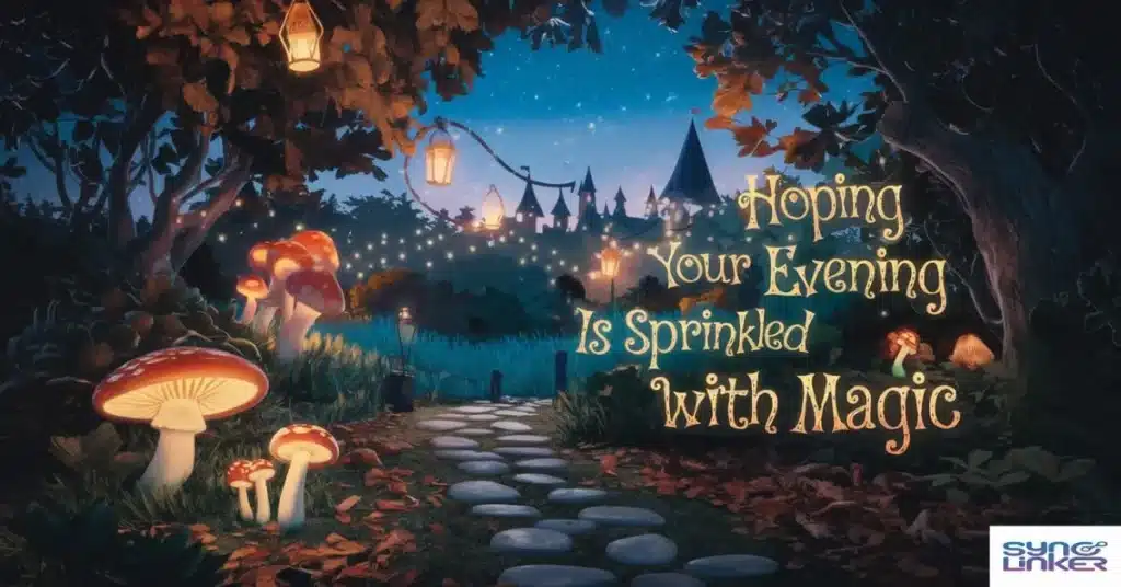 Hoping Your Evening Is Sprinkled with Magic