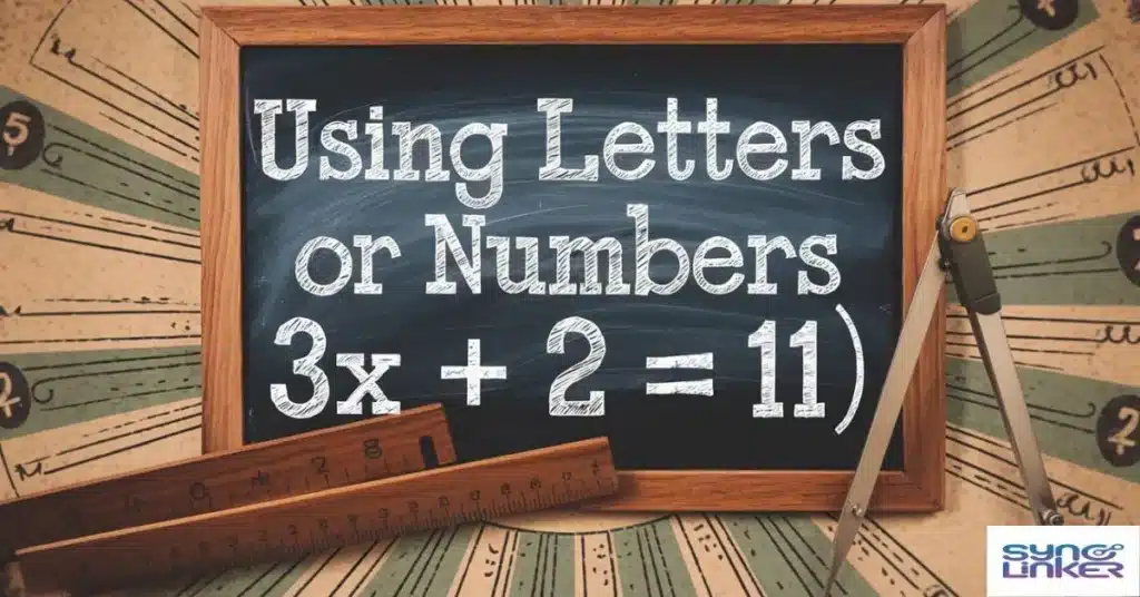 Using Letters or Numbers