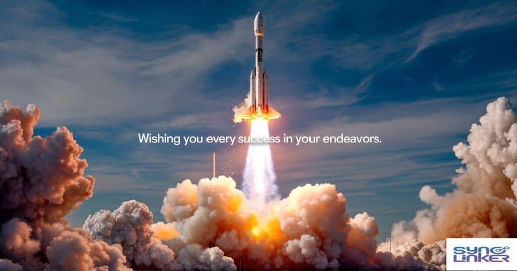 "Wishing you every success in your endeavors."