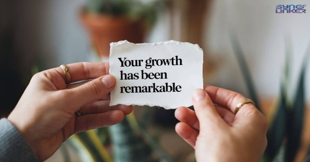 "Your Growth Has Been Remarkable"