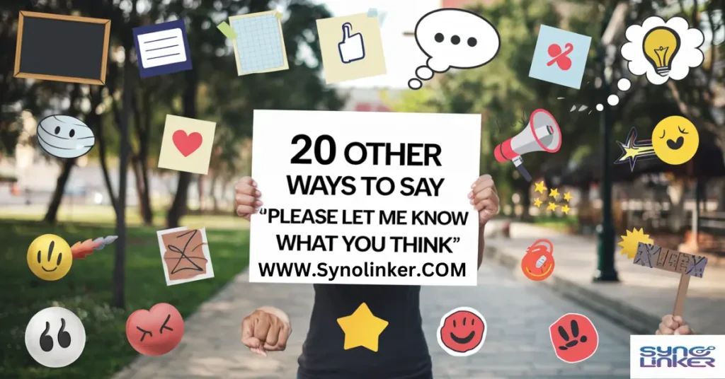 20 Other Ways to Say Please Let Me Know What You Think (With Examples)