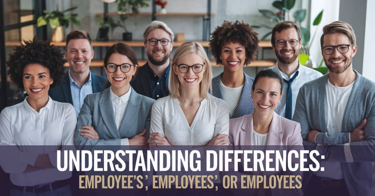 Understanding Differences: Employee's, Employees', or Employees