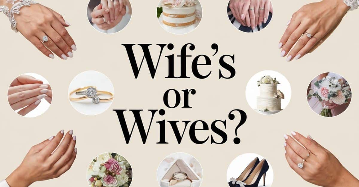 Wife's or Wives'? Mastering Possessive Forms in English